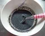 香港スイーツ風♪黒胡麻ホットミルクお汁粉作り方3写真
