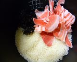 豚肉ひじきしめじも入った炊き込みごはん♪作り方4写真