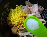 ベーコンとコーンのガーリックバターごはん作り方6写真