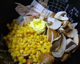 ベーコンとコーンのガーリックバターごはん作り方10写真