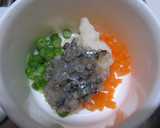 ＊離乳食後期＊　キビナゴと蓮根のつみれ作り方3写真