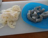 海老と蓮根のオーロラサラダ作り方1写真