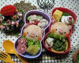 ハート型で簡単ぶうぶうちゃんおにぎり作り方17写真