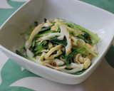 ☆水菜とちくわと油揚げのおひたし☆作り方5写真