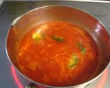 餅入り☆トマトスープ作り方3写真