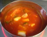 餅入り☆トマトスープ作り方5写真