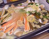 満喫♬艶姿海鮮酒蒸し鍋☆ホットプレートで作り方4写真