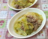 水っぽくならない！白菜と豚の簡単煮作り方5写真