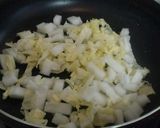 ほっこり♡白菜と挽肉の巾着袋作り方1写真