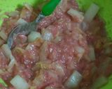 ほっこり♡白菜と挽肉の巾着袋作り方2写真