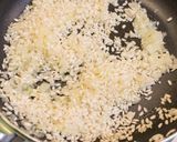 チーズリゾット☆エビのレモンバターソース作り方4写真