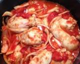 簡単☆水なし！鶏手羽元のトマト煮作り方5写真
