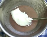 2人用♡ココアとピンクムースのケーキ作り方17写真