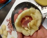 ベーコンチーズ入りもちもち芋もち作り方4写真