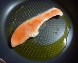 塩鮭とキャベツのパスタ作り方1写真