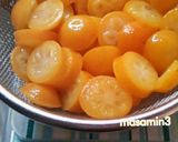 ＊咳のどの風邪に＊きんかんの甘露煮作り方4写真