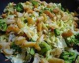 塩鮭とキャベツのパスタ作り方6写真