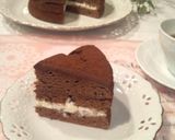 ココアとオレンジのWチーズクリームケーキ作り方17写真
