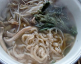 牛もつと煮込みうどんの、ほかほか鍋♪作り方4写真