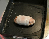 お弁当に♡ささみと明太子のくるくる焼き作り方8写真