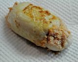 お弁当に♡ささみと明太子のくるくる焼き作り方9写真