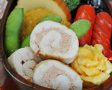 お弁当に♡ささみと明太子のくるくる焼き作り方10写真