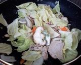 ホットミルクあんかけ焼きそば作り方6写真