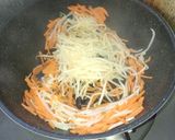 もやしとハムの炒め物作り方1写真