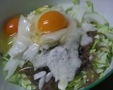 明治おいしい牛乳♪カルシウム満載お好焼き作り方1写真