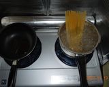 ベーコンと玉ねぎの和風スパ作り方2写真