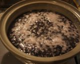 我が家の黒豆煮（土鍋）作り方2写真
