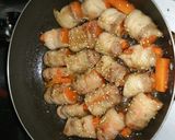 人参の豚肉巻き作り方5写真