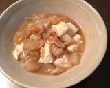 リメイク魚の煮汁で〜ネギ豆腐作り方5写真