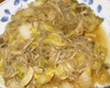 白菜と春雨の煮もの作り方9写真