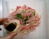 クックパーで超簡単☆まろやか豚しそうどん作り方4写真