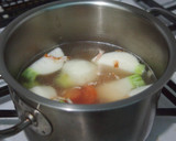 蕪とトマトのほっこり♥スープ作り方4写真