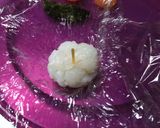 キャラ弁　エルモ　作り方2写真