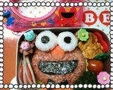 キャラ弁　エルモ　作り方3写真