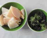 鯵と豆腐、筍の高菜炒め作り方2写真