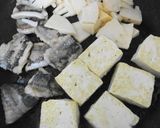 鯵と豆腐、筍の高菜炒め作り方4写真