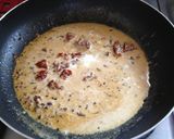 ポルチーニと生ハムのフジッリ作り方3写真