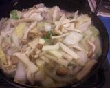 豚バラとエリンギの白菜クリーム煮作り方5写真