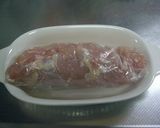 味付けいらず♪レンジで鶏胸肉の梅ロール作り方3写真