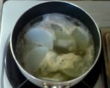 とろける柔らかさ*ゴマ油が香る大根の煮物作り方3写真