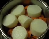 根菜汁(よくある田舎煮)；圧力鍋使用。作り方8写真