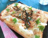 ３種のチーズと玉葱・醤油麹の和トースト作り方6写真