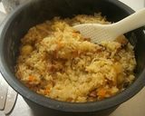 秋の食材たっぷり中華おこわ作り方2写真