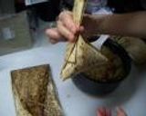 秋の食材たっぷり中華おこわ作り方5写真