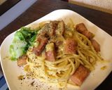 アボカド入り簡単濃厚カルボナーラ♫作り方6写真