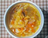残り物で簡単♪トマト風味野菜スープ作り方9写真